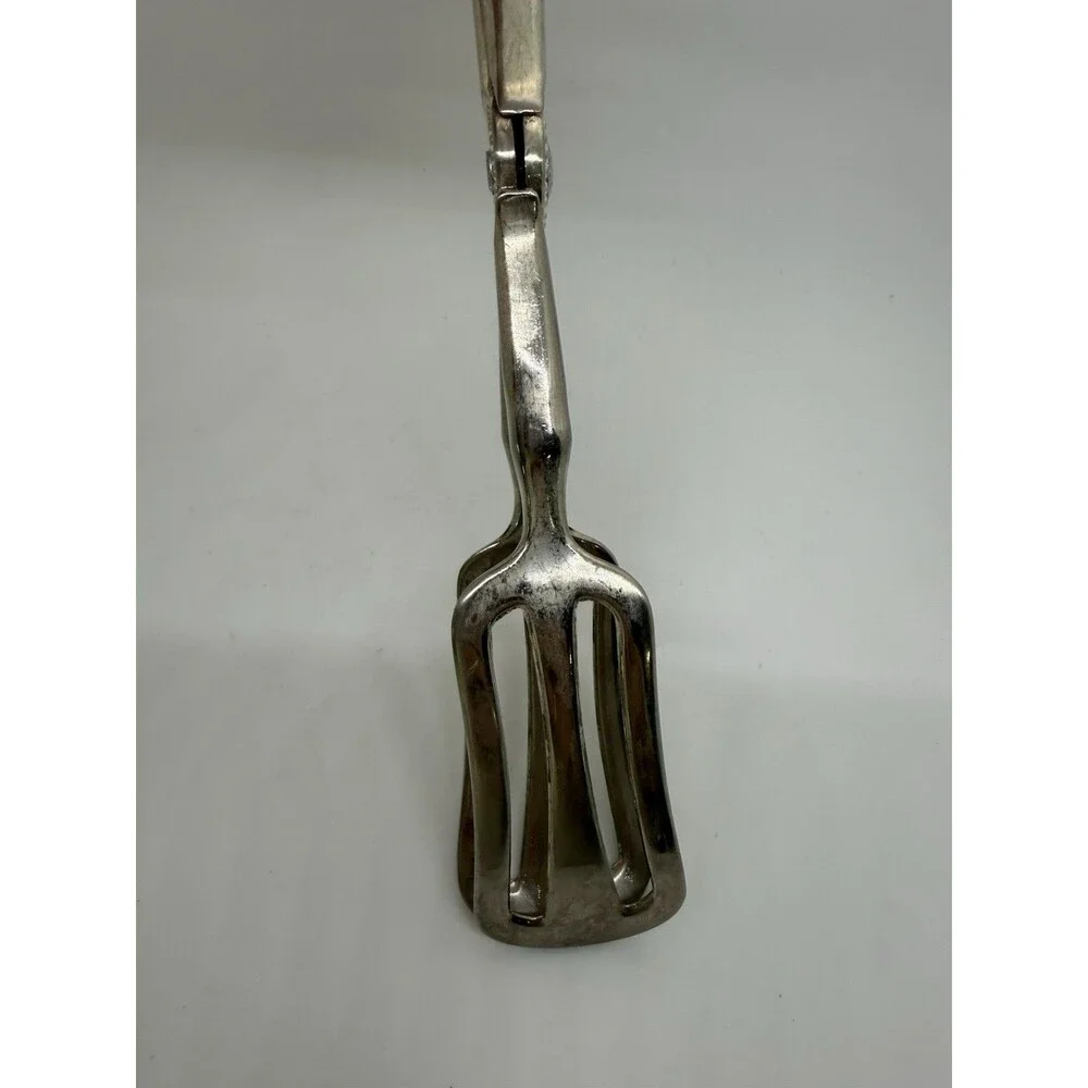 Vintage Silverplate Scissor Serving Tongs Salad Italy Flatware 1pc